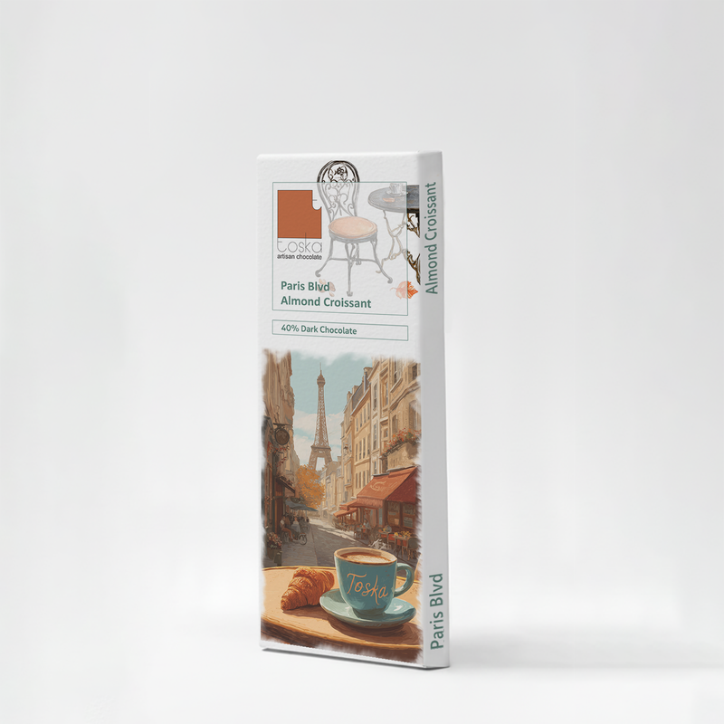 Paris BLVD | Almond Croissant | 40% Dark Chocolate