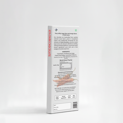 The Sunset Bar | Mango, Caramelized Cilly with Tajin Spice | 65% Dark Chocolate