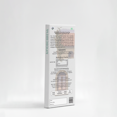 Whispers of Dark | Peppermint & Ocean Salt | 70% Dark Chocolate